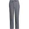 image:imageLands End Mens Flannel Pajama PantsGray StoneBlack Plaid