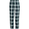 image:imageLands End Mens Flannel Pajama PantsPineYellowNavy Plaid