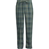 image:imageLands End Mens Flannel Pajama PantsSpruceWoodland Green Plaid