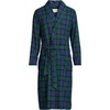 image:imageLands End Mens Flannel Sleepwear RobeLiberty BluePine Blackwatch