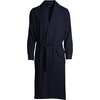 image:imageLands End Mens Flannel Sleepwear RobeRadiant Navy