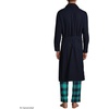 image:imageLands End Mens Flannel Sleepwear RobeRadiant Navy