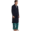 image:imageLands End Mens Flannel Sleepwear RobeRadiant Navy