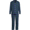 image:imageLands End Mens Long Sleeve Essential Pajama SetLiberty BluePine Blackwatch
