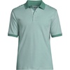 image:imageLands End Mens Supima Cotton Polo ShirtMineral Aqua Stripe