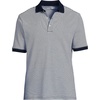 image:imageLands End Mens Supima Cotton Polo ShirtRadiant Navy Micro Stripe