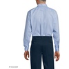 image:imageLands End Mens Tailored Fit No Iron Solid AmericanGrown Supima Cotton Oxford Dress ShirtSoft French Blue Plaid