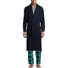 image:imageLands End Mens Flannel Sleepwear RobeRadiant Navy