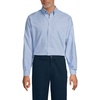 image:imageLands End Mens Tailored Fit No Iron Solid AmericanGrown Supima Cotton Oxford Dress ShirtSoft French Blue Plaid