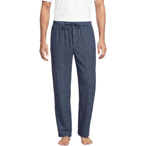 image:imageLands End Mens Flannel Pajama PantsNightfall BlueNavy Plaid