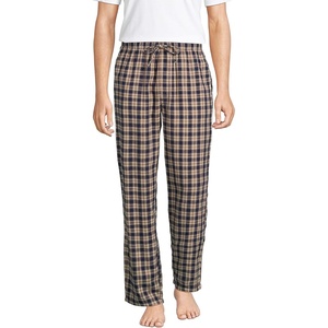 image:imageLands End Mens Flannel Pajama PantsRadiant NavyKhaki Plaid