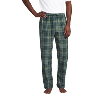 image:imageLands End Mens Flannel Pajama PantsSpruceWoodland Green Plaid