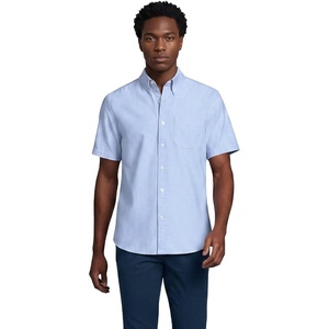 image:imageLands End Mens Short Sleeve Sail Rigger ShirtBlue