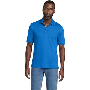 image:imageLands End Mens Supima Cotton Polo ShirtBright French Blue