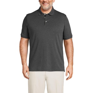 image:imageLands End Mens Supima Cotton Polo ShirtCharcoal