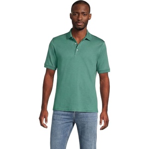 image:imageLands End Mens Supima Cotton Polo ShirtMineral Aqua