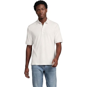image:imageLands End Mens Supima Cotton Polo ShirtSoft Canvas Heather