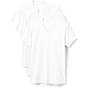 image:imageLands End Mens VNeck TShirt 3 PackWhite