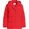 image:imageLands End Womens Wide Channel 600 Down Puffer JacketCompass Red