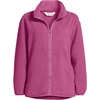 image:imageLands End Womens Cozy Sherpa Full Zip Fleece JacketLight Raspberry