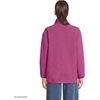 image:imageLands End Womens Cozy Sherpa Full Zip Fleece JacketLight Raspberry