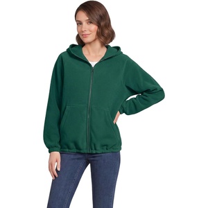 image:imageLands End Womens Anyweather RainDefense Fleece Full Zip JacketPine