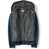image:imageLands End Mens Serious Sweats Full Zip Sherpa Fleece HoodieRadiant Navy
