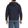 image:imageLands End Mens Serious Sweats Full Zip Sherpa Fleece HoodieRadiant Navy