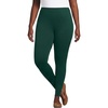image:imageLands End Womens High Rise Serious Sweats FleeceLined Pocket LeggingsPine