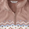 image:imageLands End Womens Half Zip Cozy Sherpa Fleece PulloverCocoa Fairisle