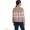 image:imageLands End Womens Half Zip Cozy Sherpa Fleece PulloverCocoa Fairisle