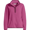 image:imageLands End Womens Half Zip Cozy Sherpa Fleece PulloverLight Raspberry