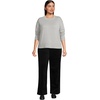 image:imageWomens Tencel Fiber High Rise Wide Leg PantsBlack