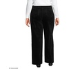 image:imageWomens Tencel Fiber High Rise Wide Leg PantsBlack