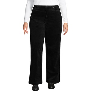 image:imageWomens Tencel Fiber High Rise Wide Leg PantsBlack