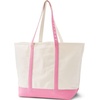image:imageLands End Open Canvas ToteNaturalFresh Pink