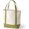 image:imageLands End Open Canvas ToteNaturalLime Green