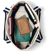 image:imageLands End Open Canvas ToteNaturalNavy Stripe
