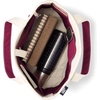 image:imageLands End Open Canvas ToteNaturalRich Burgundy