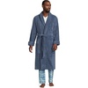 image:imageLands End Mens Calf Length Terry RobeNightfall Blues