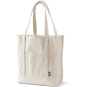 image:imageLands End Open Canvas ToteNatural Eyelet