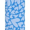 image:imageLands End Girls Tough Cotton Novelty LeggingsTossed HeartsVista Blue