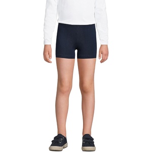 image:imageLands End Girls Tough Cotton Cartwheel ShortsClassic Navy