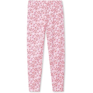 image:imageLands End Girls Tough Cotton Novelty LeggingsFloralOrchid Pink