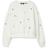 image:imageLands End Girls Crew Neck Embroidered SweatshirtCute IconsEgret