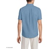 image:imageLands End Mens Short Sleeve Button Down Chambray ShirtLight Indigo Chambray