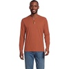 image:imageLands End Mens SuperT Long Sleeve Henley ShirtAutumn Ember Heather