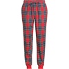 image:imageLands End Mens Flannel Jogger Pajama PantsCompass RedPine Plaid