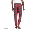 image:imageLands End Mens Flannel Jogger Pajama PantsCompass RedPine Plaid