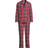 image:imageLands End Mens Flannel Pajama SetCompass RedPine Plaid